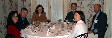 Thieme dinner at Arnaud's restaurant.