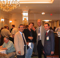 Professor Ei-ichi Negishi, Professor Victor Snieckus,
 Brian D. Scanlan, Guido F. Herrmann