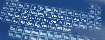 Blue Periodic Table